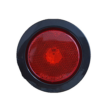 2.5” Round Marker Light DARK RED