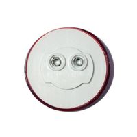 2” Round LED Marker Light DARK RED
